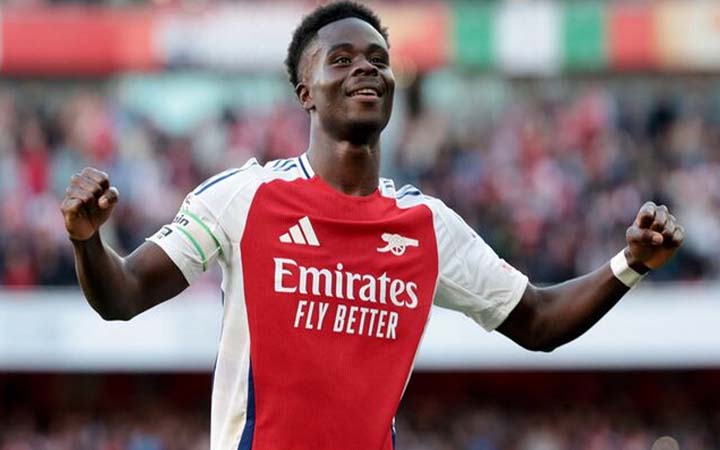 বুকায়ো সাকাকে নিয়ে সুখবর দিলেন আর্সেনাল কোচ